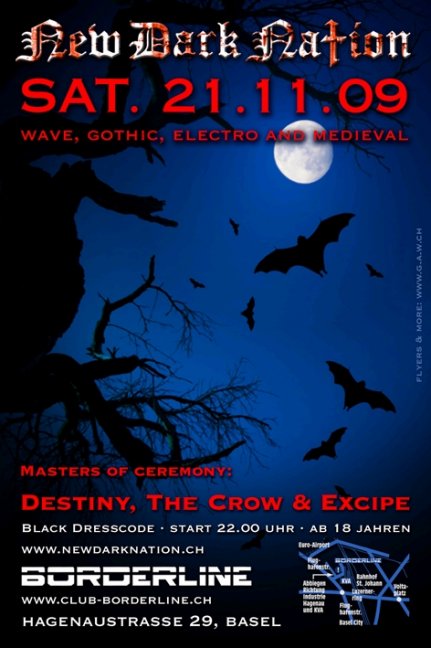 Flyer vom 21. November 2009